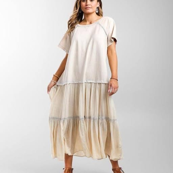 Free People Sun Faded Midi Dress - Picture 1 of 7